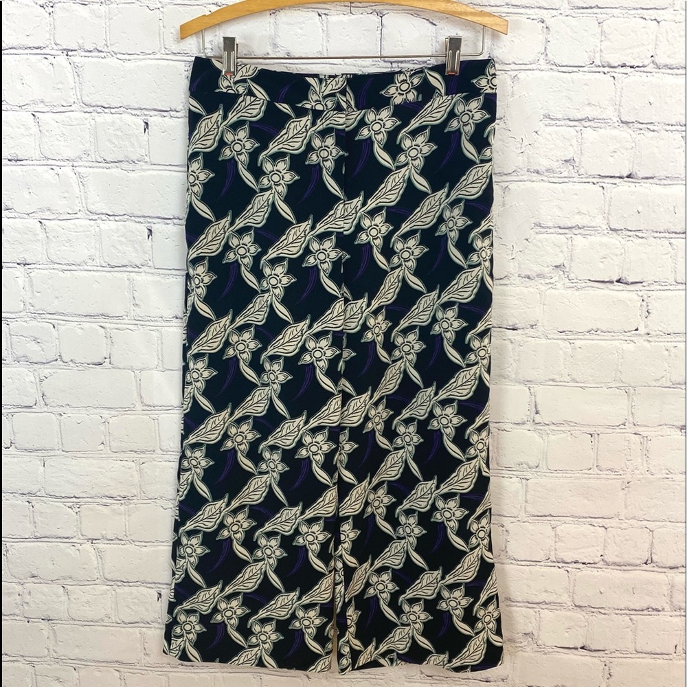Topshop (6) Floral Pallazo Wide Leg Pant